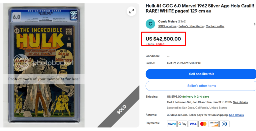 Hulk #1 Marvel Comic