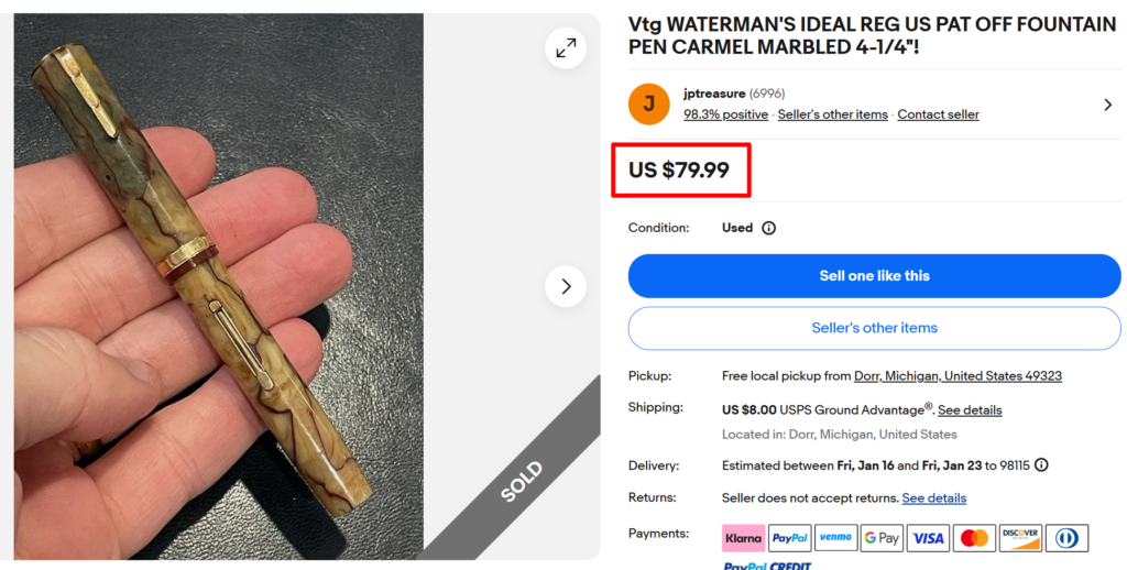 Vintage Fountain Pen