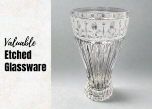 Valuable Etched Glassware