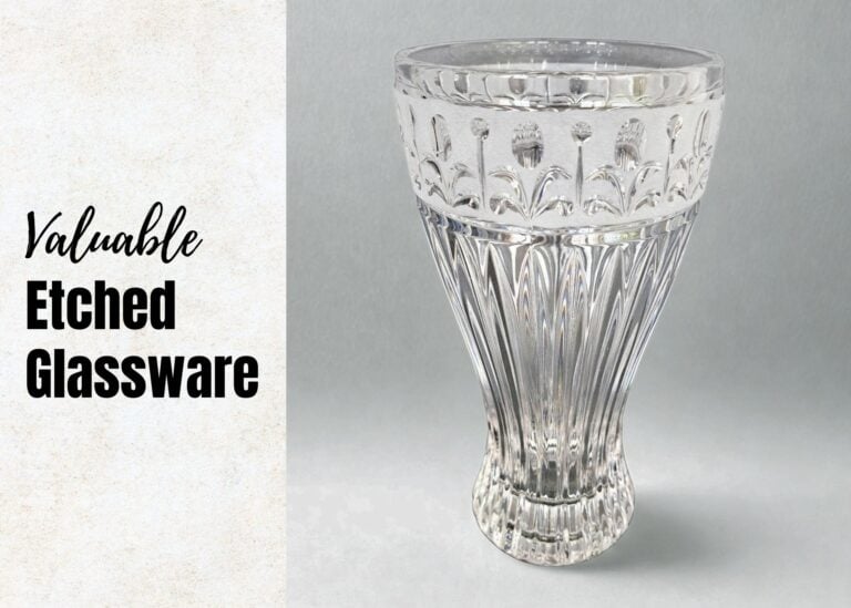 Valuable Etched Glassware