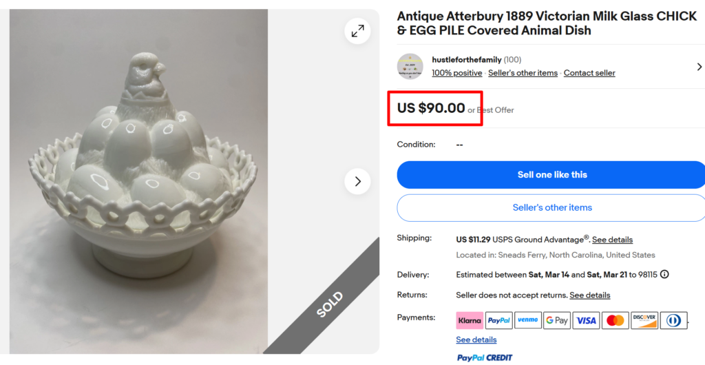 Atterbury Chick and Egg Pile Covered Dish