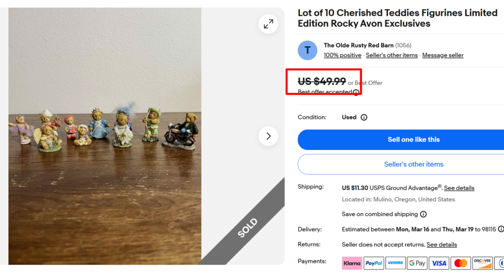 Avon Cherished Teddies Figurines