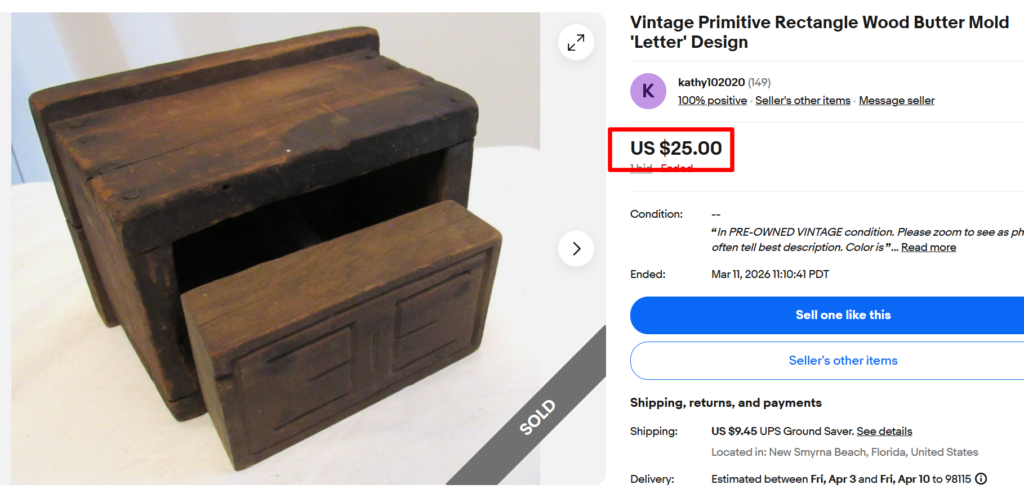 Brick Block Wooden Butter Mold