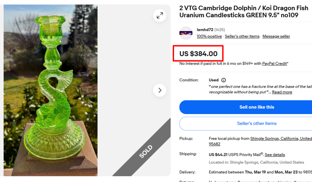 Cambridge Dolphin Koi Dragon Fish Candlesticks