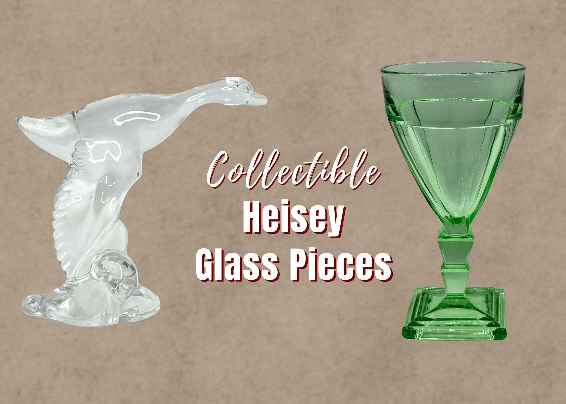Heisey Glass Pieces