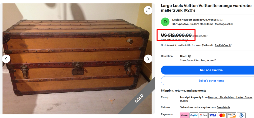 Louis Vuitton Wardrobe Malle Trunk