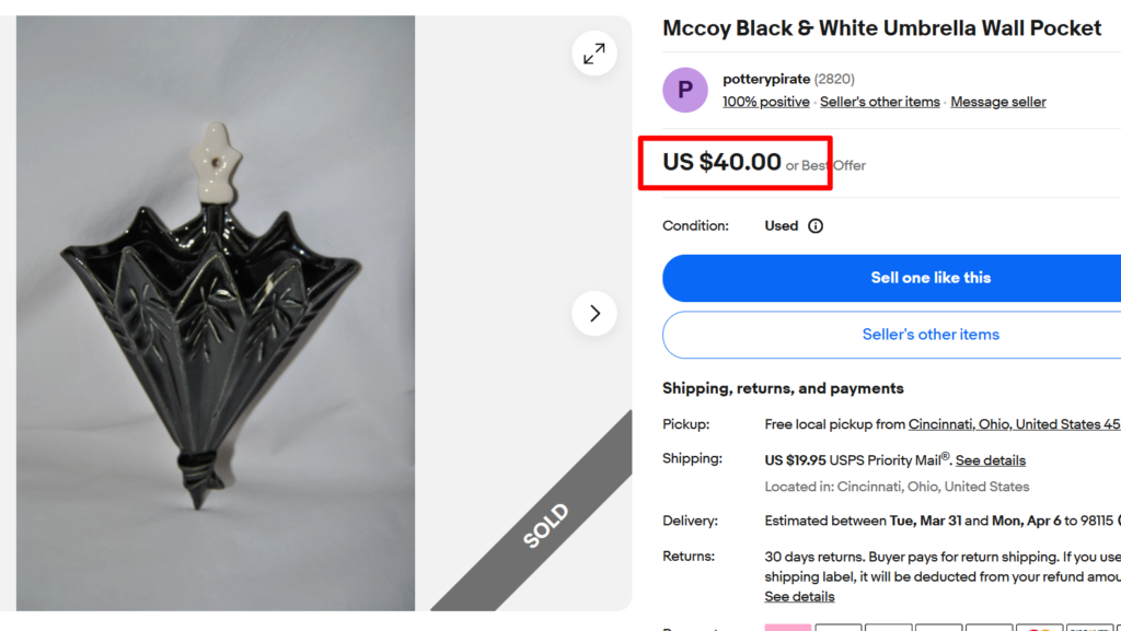 McCoy Umbrella Wall Pocket