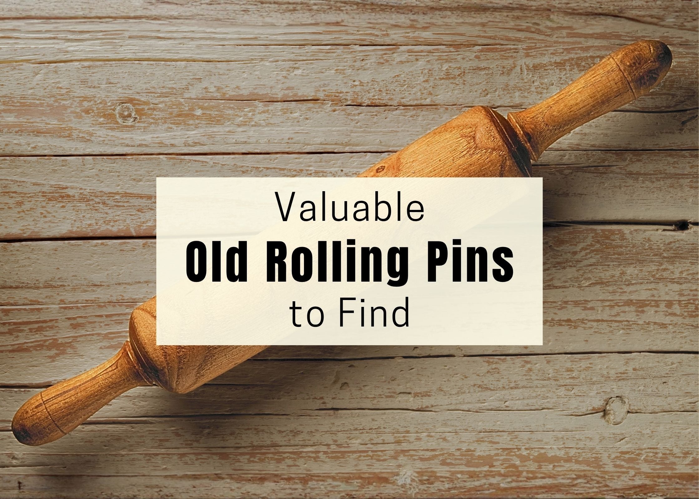Old Rolling Pins