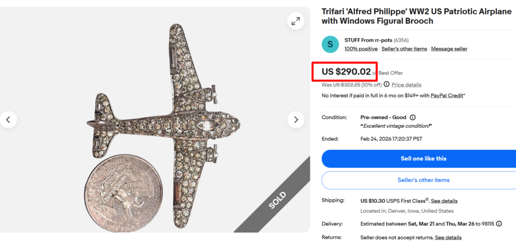 Trifari Patriotic Brooches