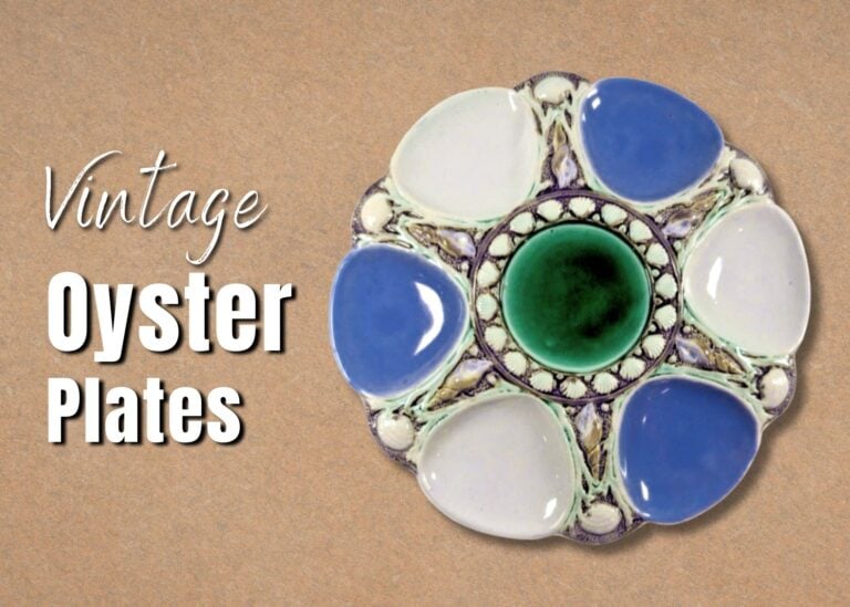 Vintage Oyster Plates