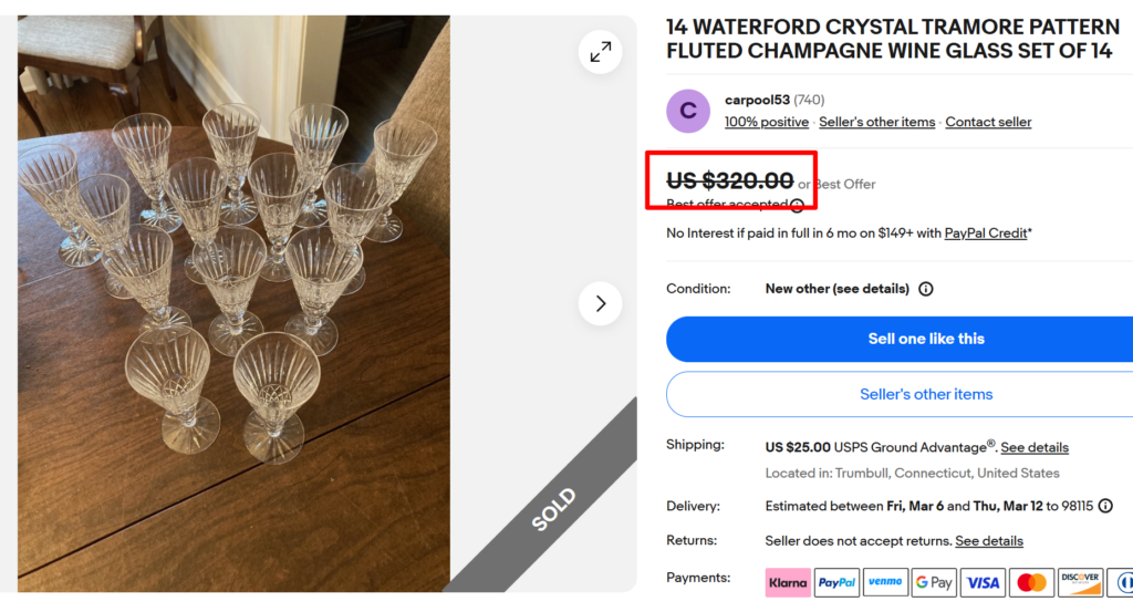 Waterford Tramore Fluted Champagne Glasses