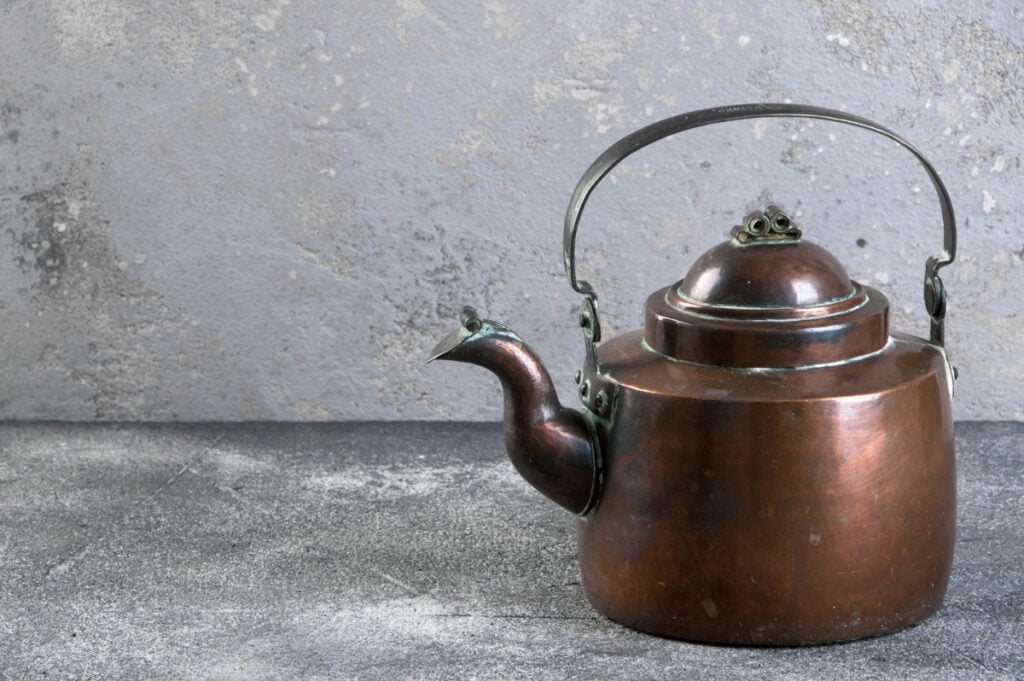Antique Copper Kettle