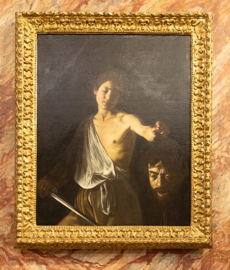 Antique Oil Painting on the Wall 1