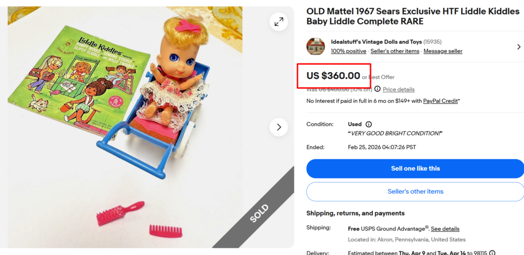 Baby Liddle Liddle Kiddles