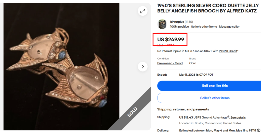 Coro Angelfish Jelly Belly Duette