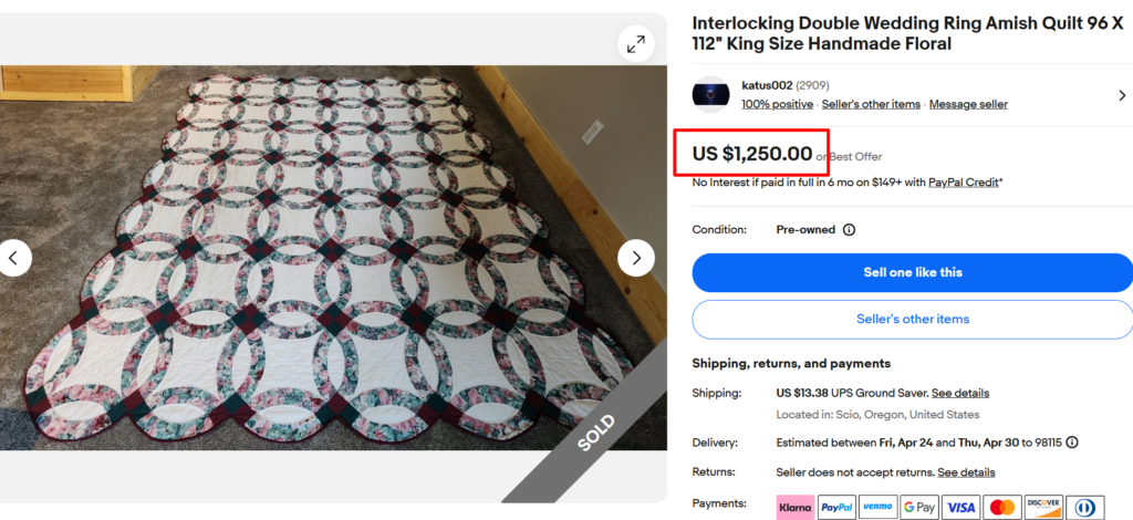 Double Wedding Ring Quilts