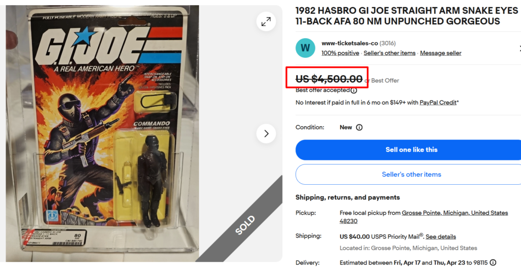 Hasbro GI Joe Snack Eyes Action Figure