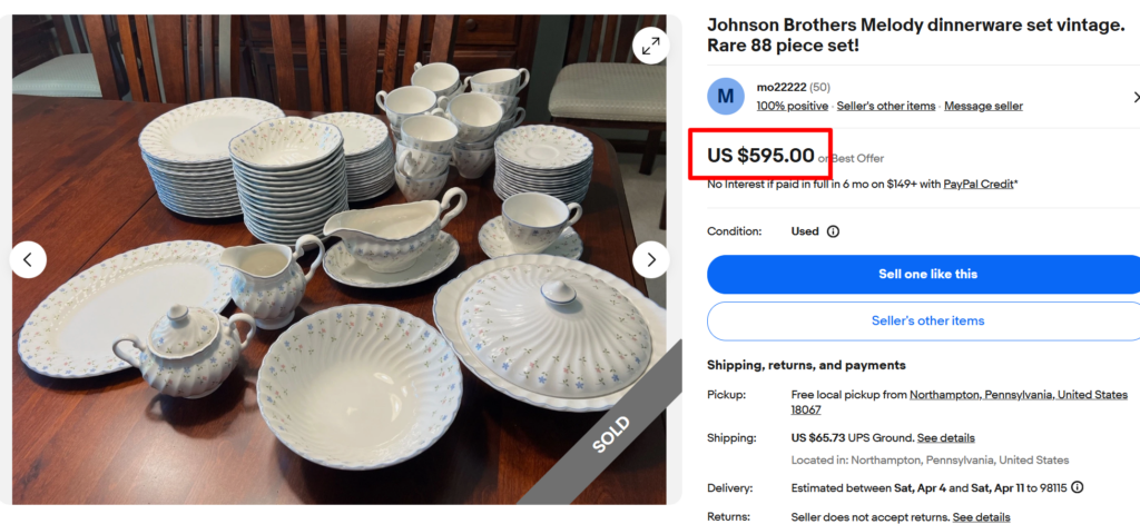 Johnson Brothers Melody Dinnerware Set