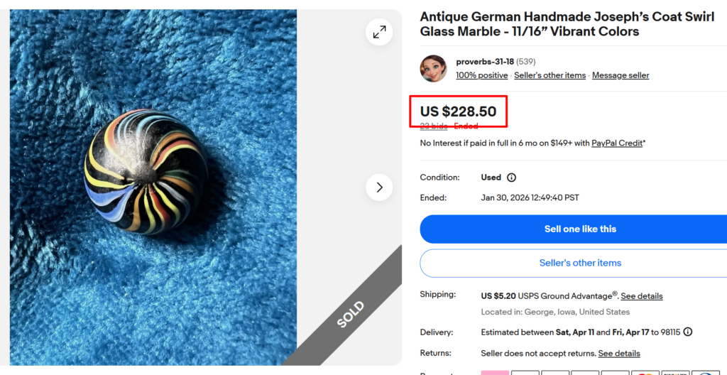 Joseph&rsquo;s Coat Marbles