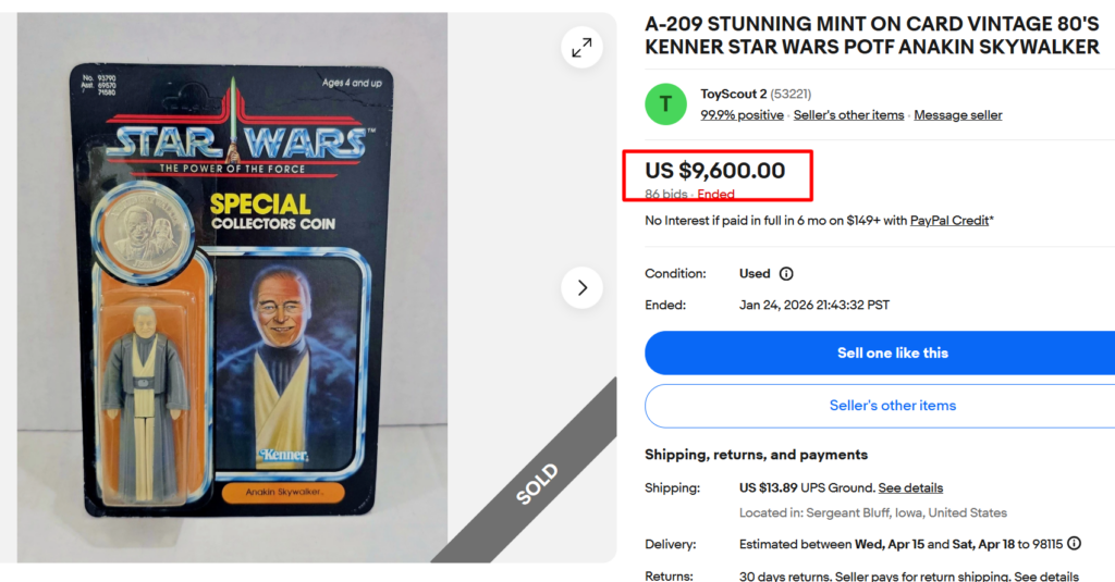 Kenner Star Wars Anakin Skywalker Figure