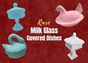 Milk Glass Covered Dishes