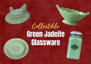 Milky Green Jadeite Glassware