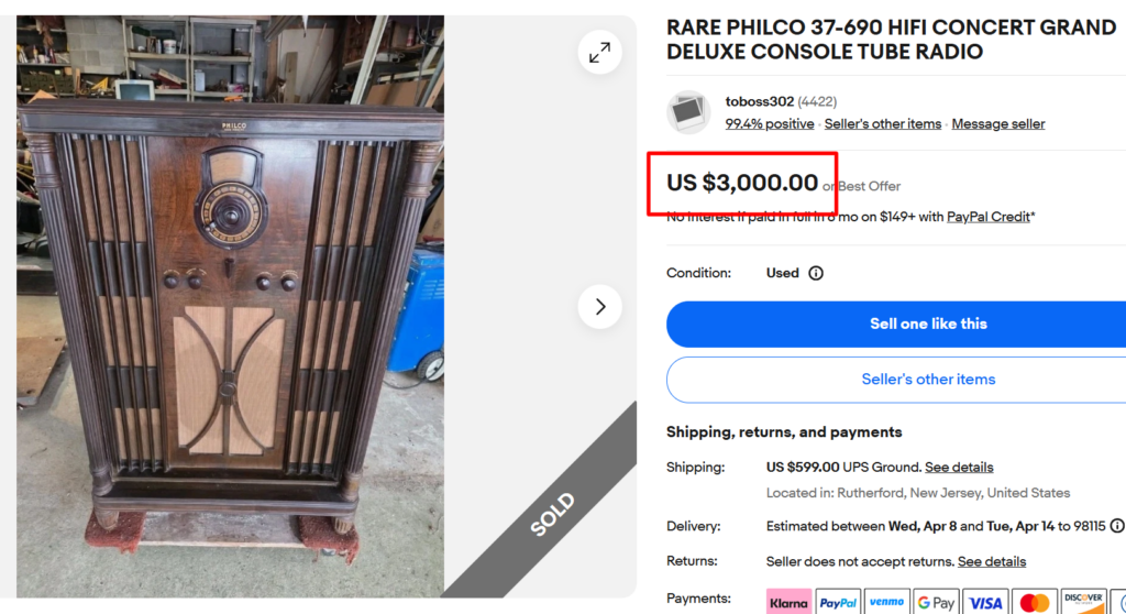 Philco Model 37-690 Radio