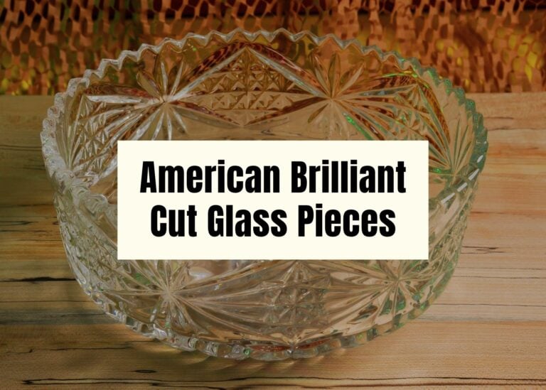 Rare American Brilliant Cut Glass Pieces