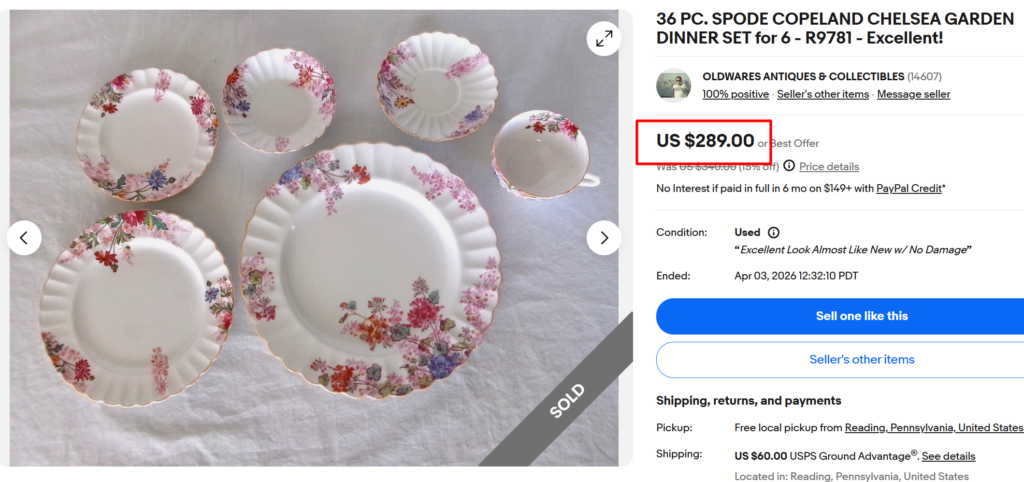 Spode Chelsea Garden Dinner Set