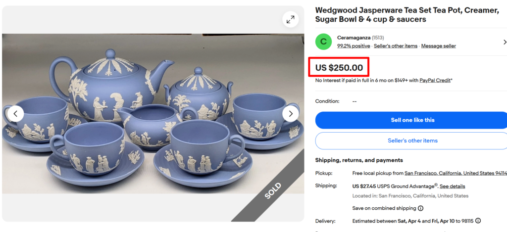 Wedgwood Jasperware Tea Set