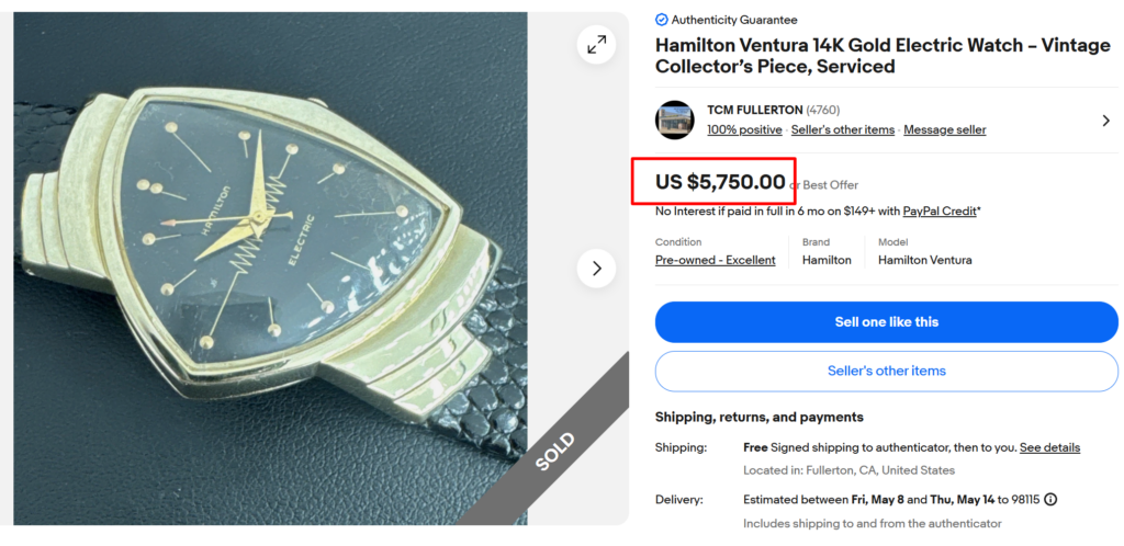 Hamilton Ventura Electric Watch