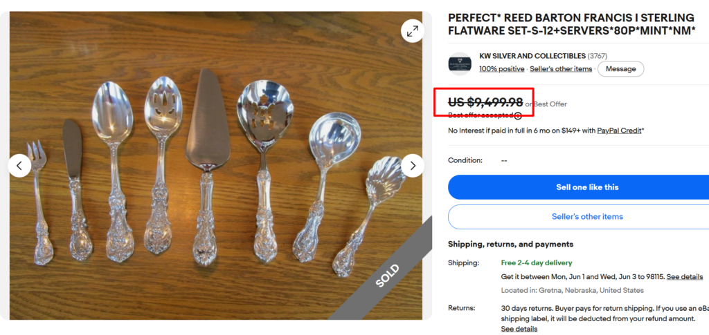 Reed & Barton Francis I Flatware