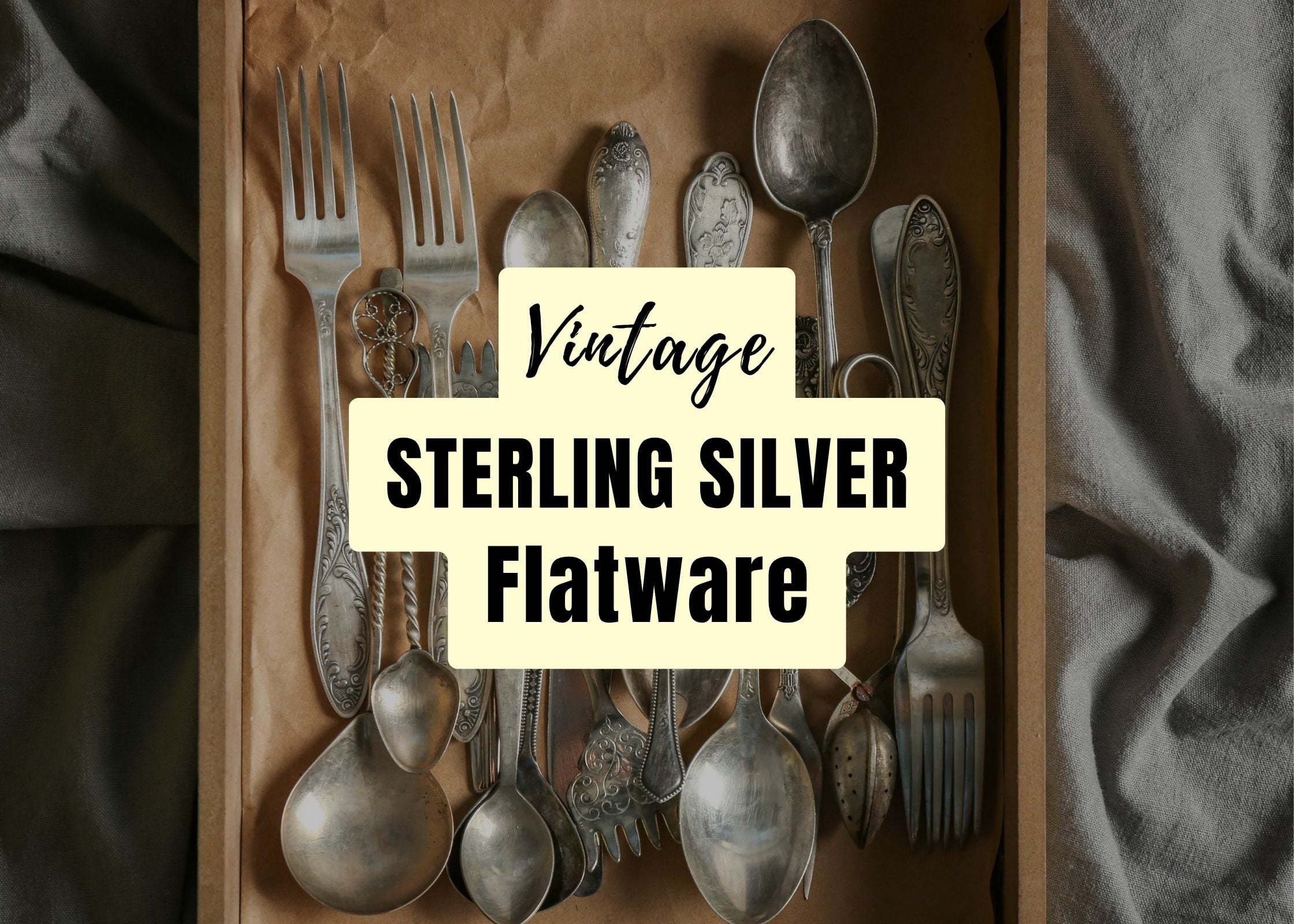 Vintage Sterling Silver Flatware