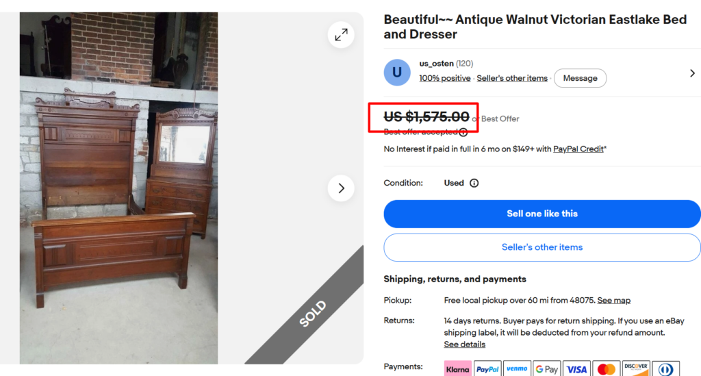 Eastlake Furniture