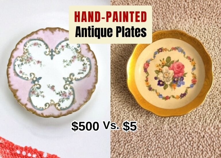 Hand-Painted Antique Plates