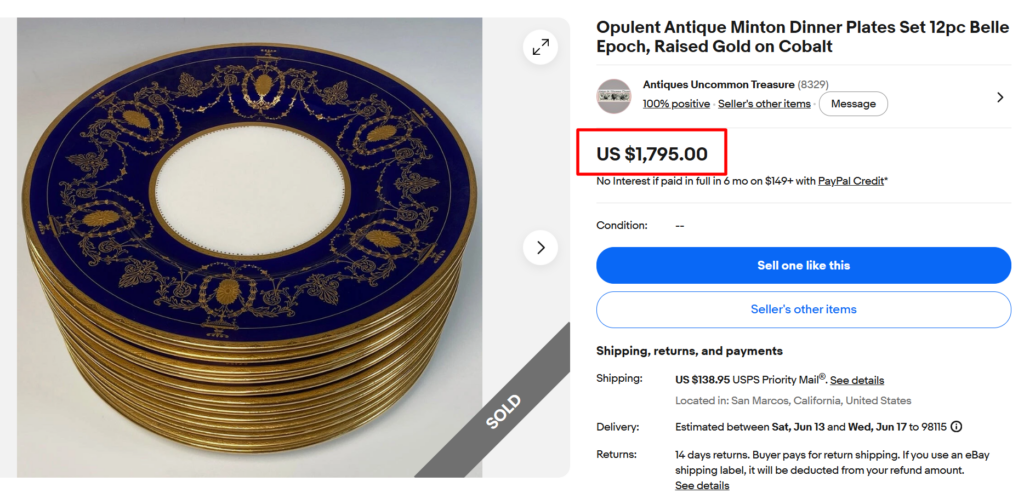 Minton Plates