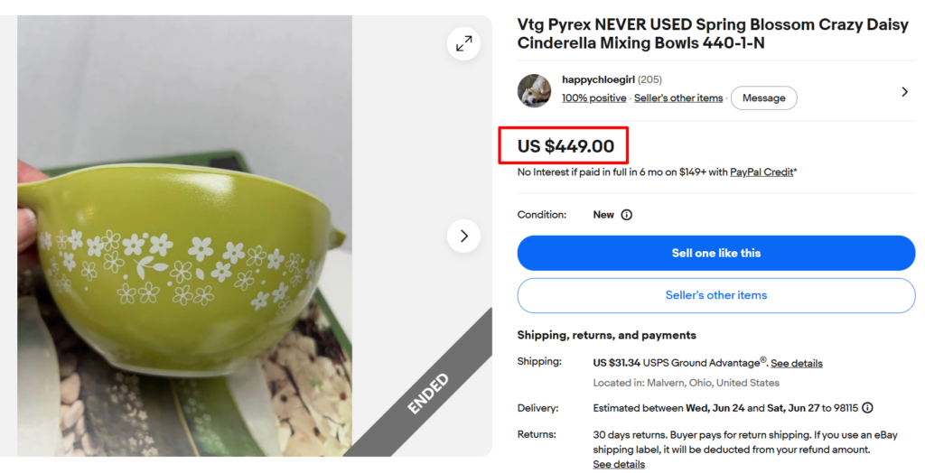 Pyrex Spring Blossom Bowls