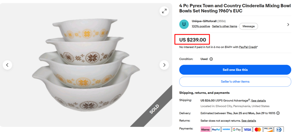 Pyrex Town & Country Bowls