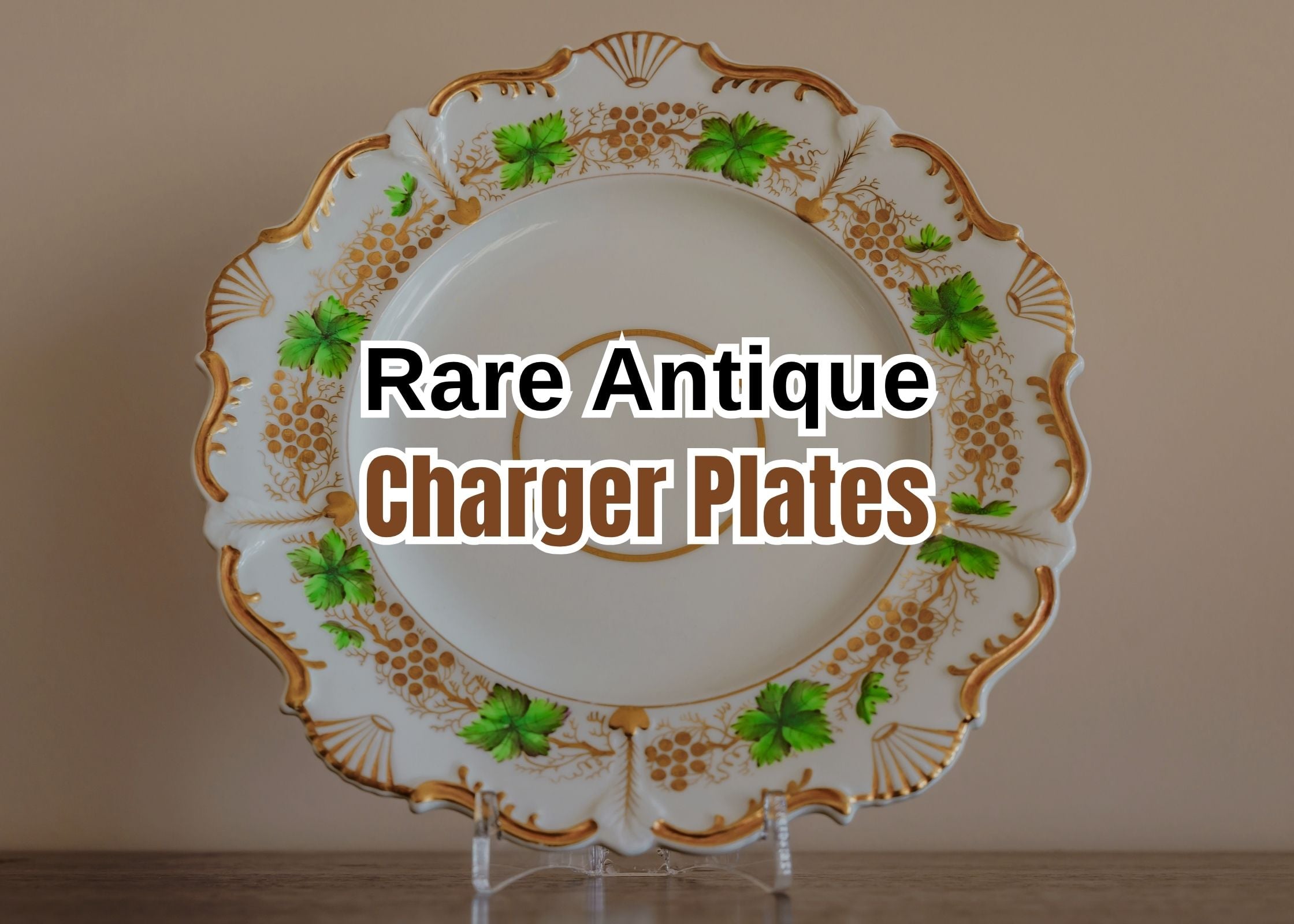 Rare Charger Plates