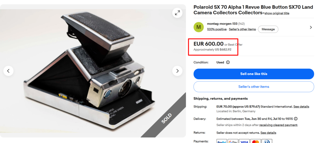 SX-70 Land Camera