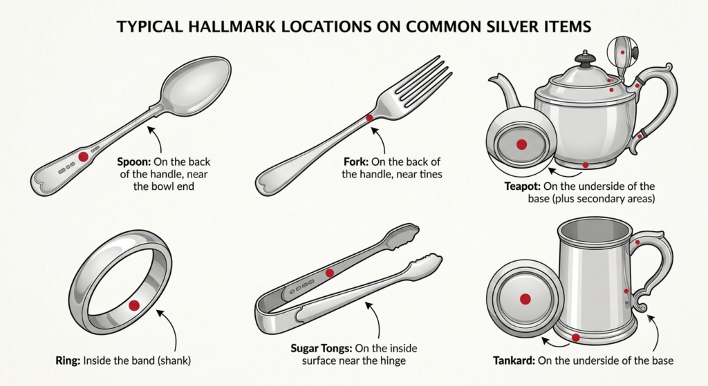 Silver Hallmarks Spots