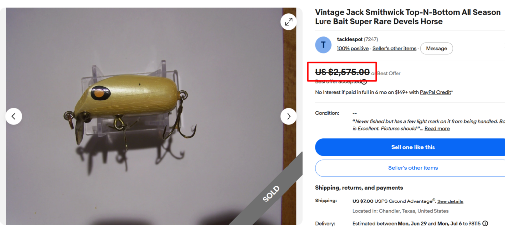 Vintage Fishing Lure
