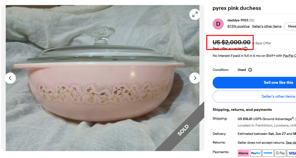 Vintage Pyrex