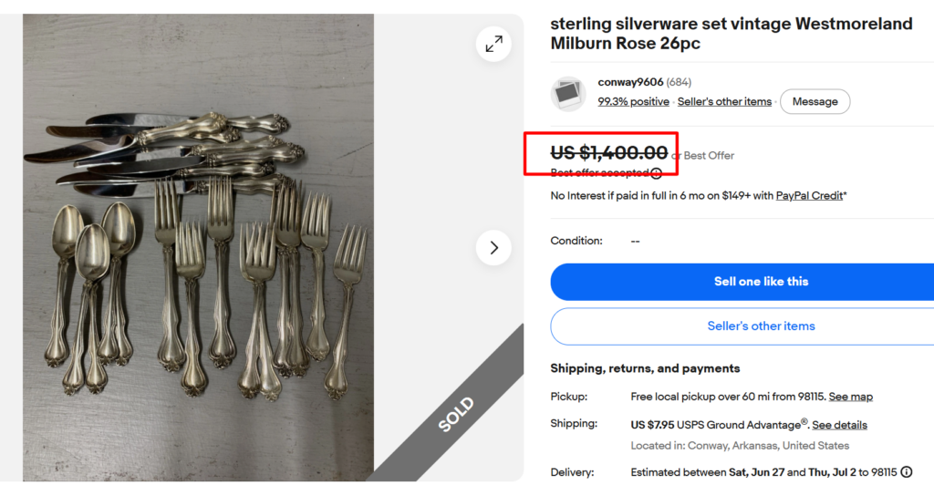 Vintage Silverware