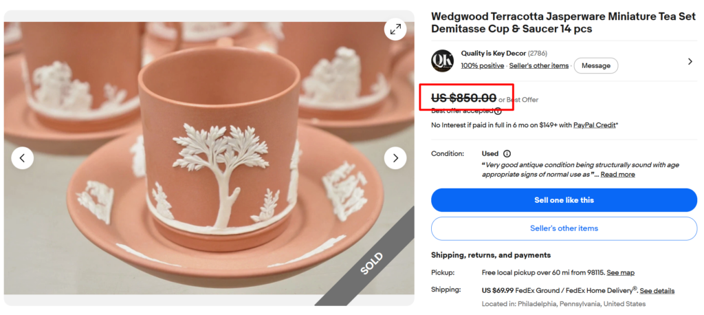 Wedgwood Jasperware Tea Cups