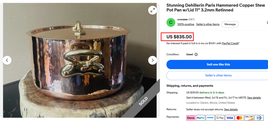 Antique Copper Utensils