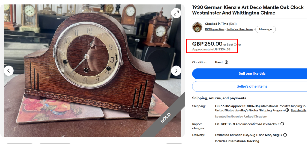 Art Deco Clock