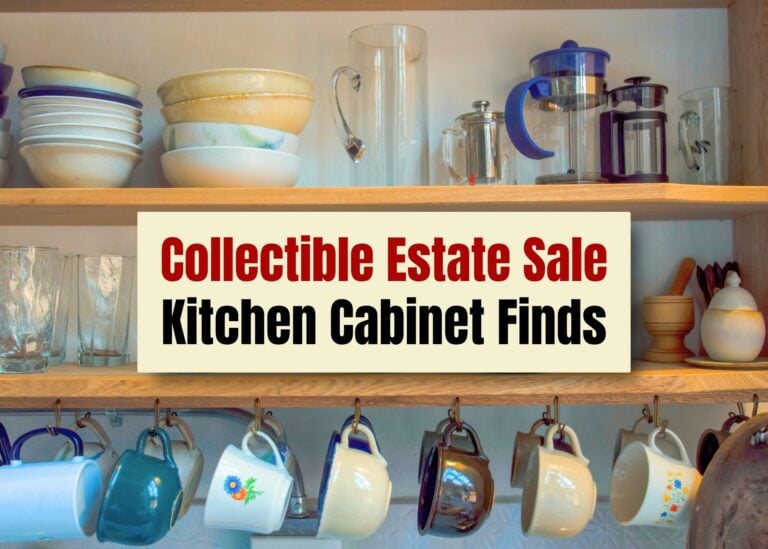 Estate Sale Kitchen Cabinet Finds