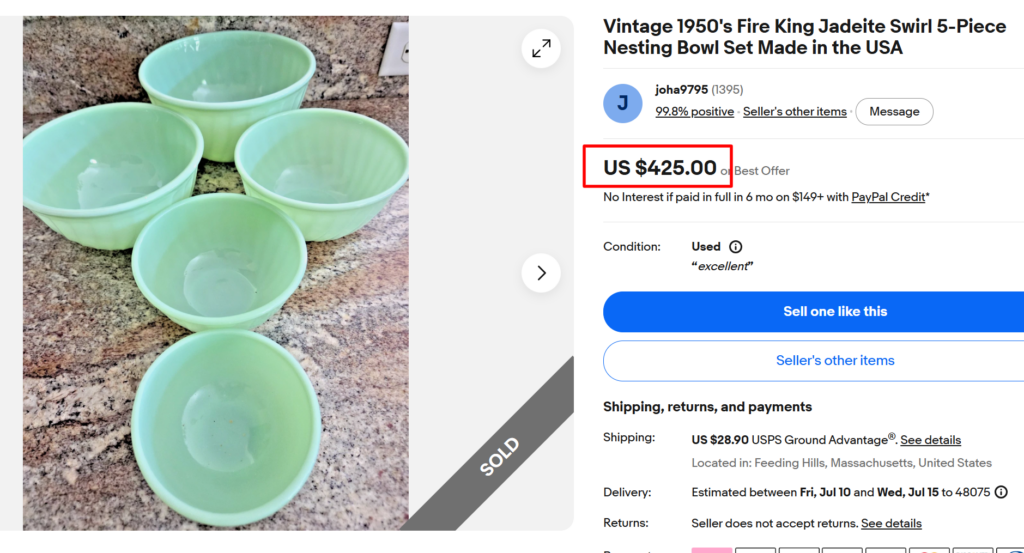 Fire-King Jadeite Kitchenware