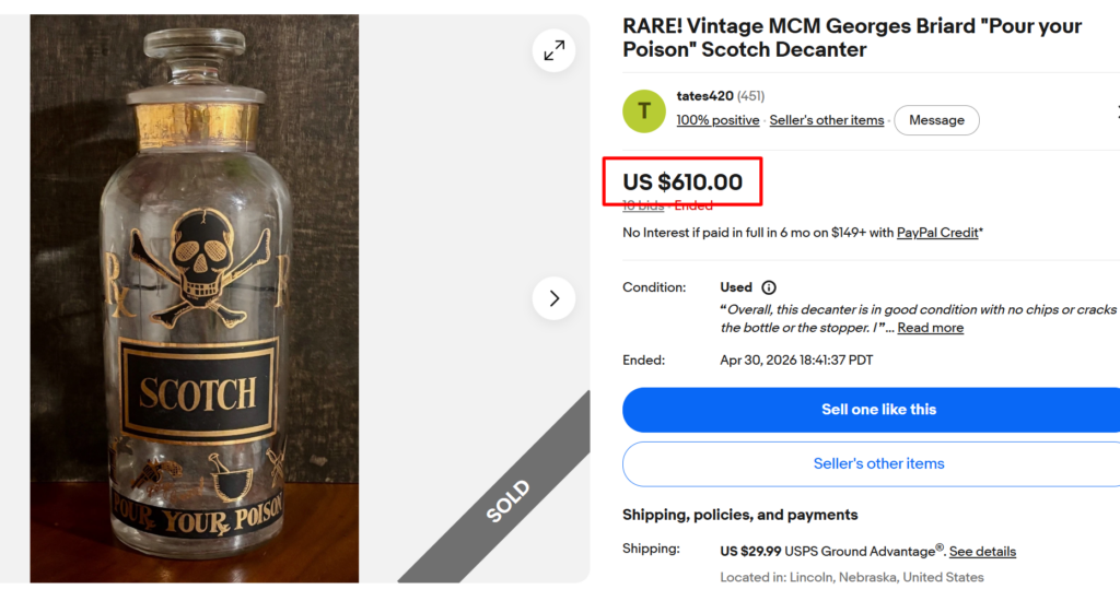 George Briard Decanter